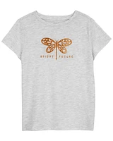 Kid Glitter Dragonfly Graphic Tee