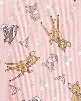 Toddler 2-Piece Bambi Flutter-Sleeve & Bike Short Set - Pink