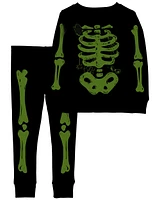 Baby 2-Piece Halloween Skeleton 100% Snug Fit Cotton Pyjamas