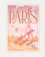 Kid Paris Short-Sleeve Graphic Tee - White