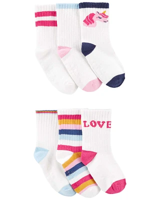 Toddler -Pack Crew Socks