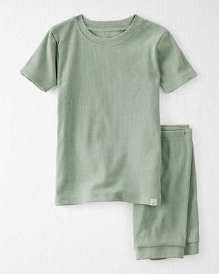 Toddler Organic Cotton Pyjama Set Green