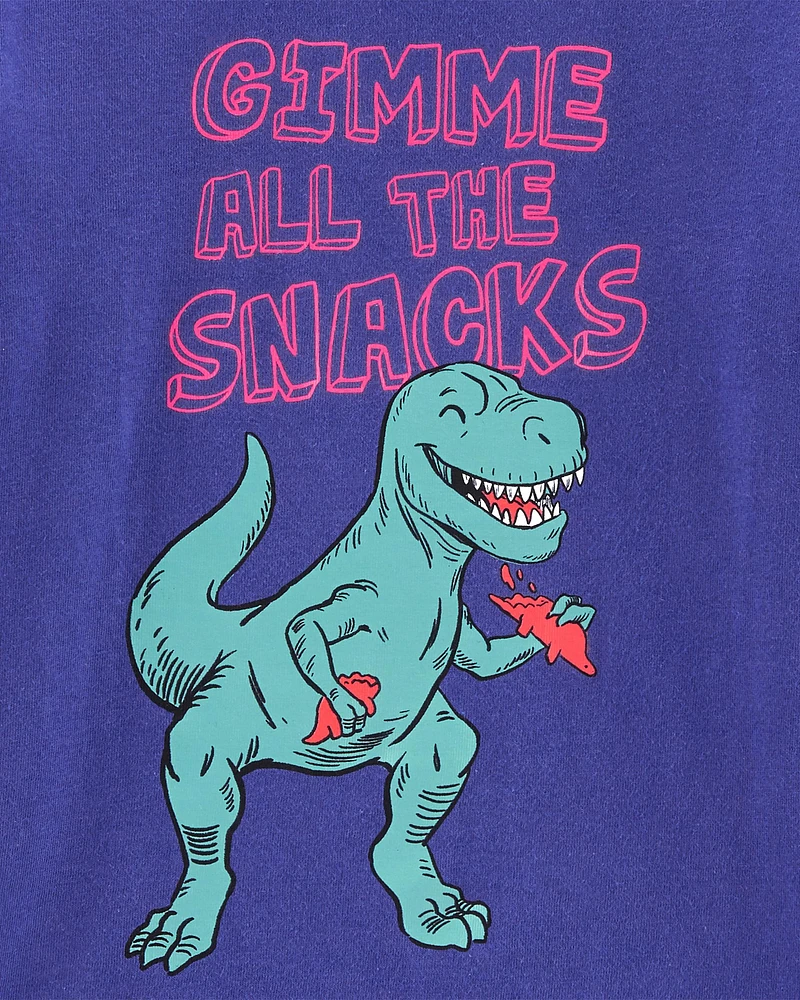 Dinosaur Snacks Graphic Tee