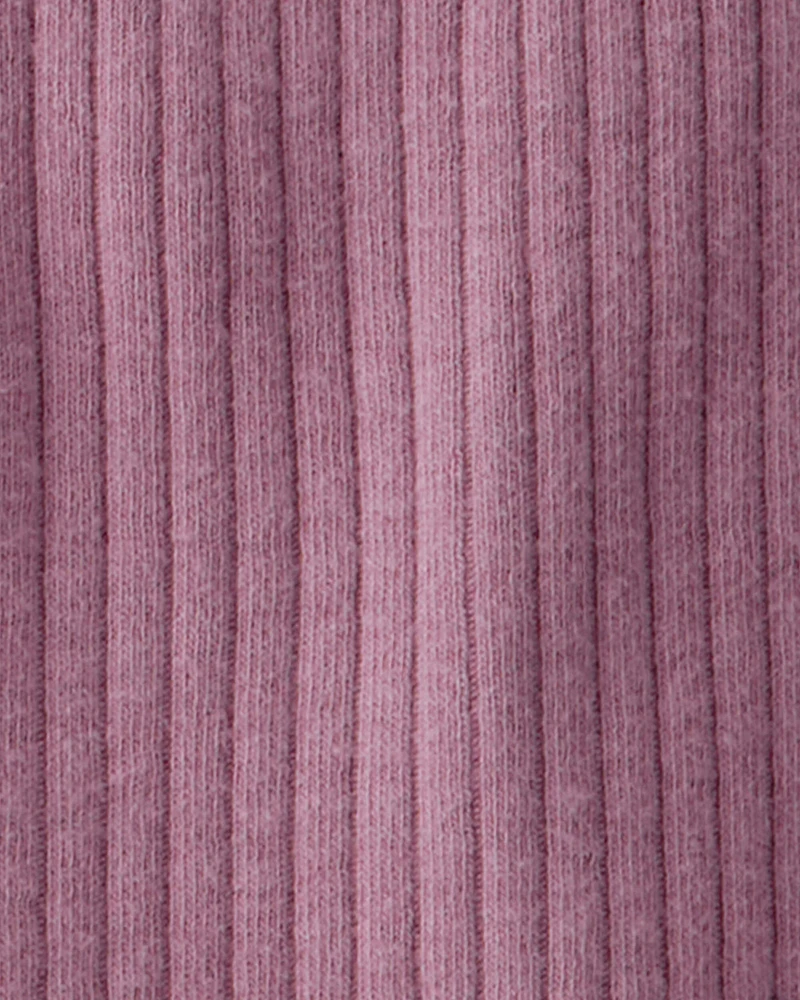 Baby Girl 2-Pack Organic Cotton Rib Leggings