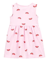 Toddler Watermelon Tank Dress
