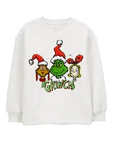 Toddler Grinch Fuzzy Pullover