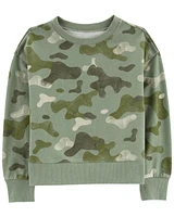 Camo French Terry Top