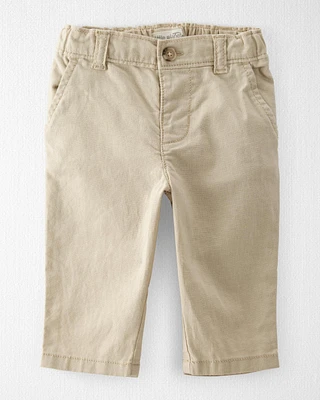 Baby Linen Pants Made with Organic Cotton