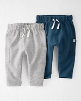 Baby 2-Pack Organic Cotton Sweatpants