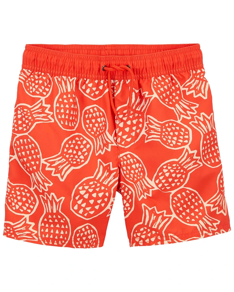 Kid Pineapple Swim Trunks