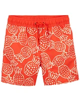 Kid Pineapple Swim Trunks