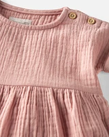 Baby Organic Cotton Gauze Dress