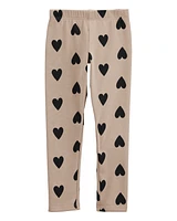Kid 2-Piece Heart Thermal Top & Leggings Set