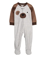 Baby 1-Piece Bear Fleece Footie Pyjamas