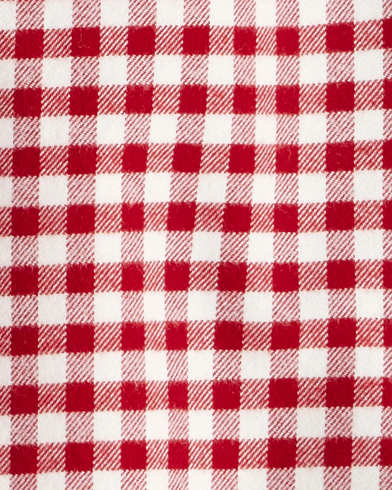 Toddler Boy Organic Cotton Button-Front Flannel Shirt