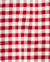 Toddler Boy Organic Cotton Button-Front Flannel Shirt