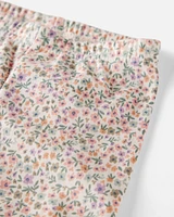 Baby 2-Piece Organic Cotton Floral-Print Pyjamas