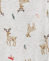 Kid Reindeer Stretch Leggings