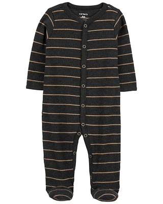 Baby Striped Snap Up Sleeper