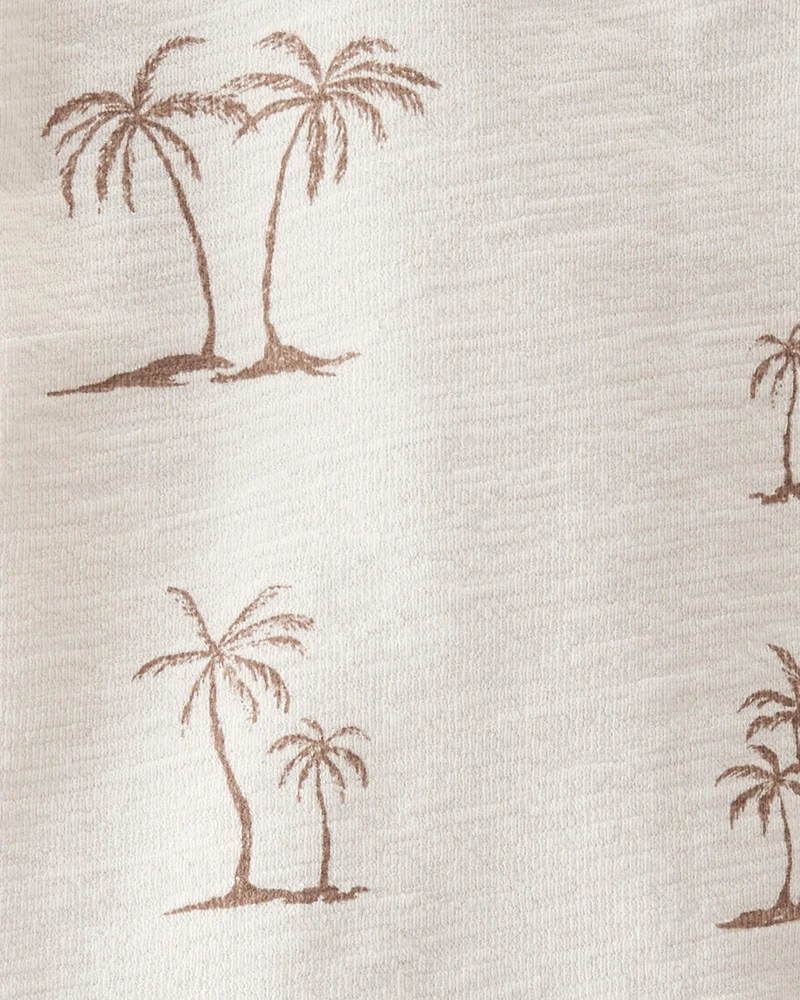 Baby 2-Piece Palm Tree Print Set Made with Organic Cotton