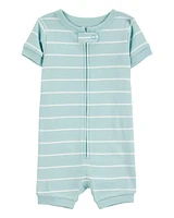Toddler 1-Piece Striped 100% Snug Fit Cotton Romper Pyjamas