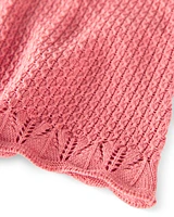 Toddler 2-Piece Organic Cotton Crotchet Knit Set