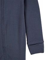 Zip-Up PurelySoft Sleeper Pyjamas - Navy