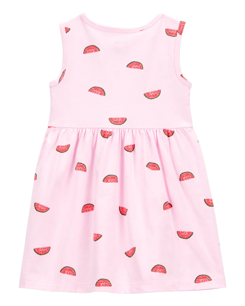Toddler Watermelon Tank Dress
