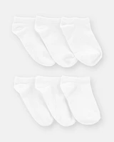 Toddler 6-Pack No-Show Socks