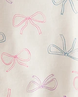 Baby 3-Piece Bow Print Little Cardigan Set