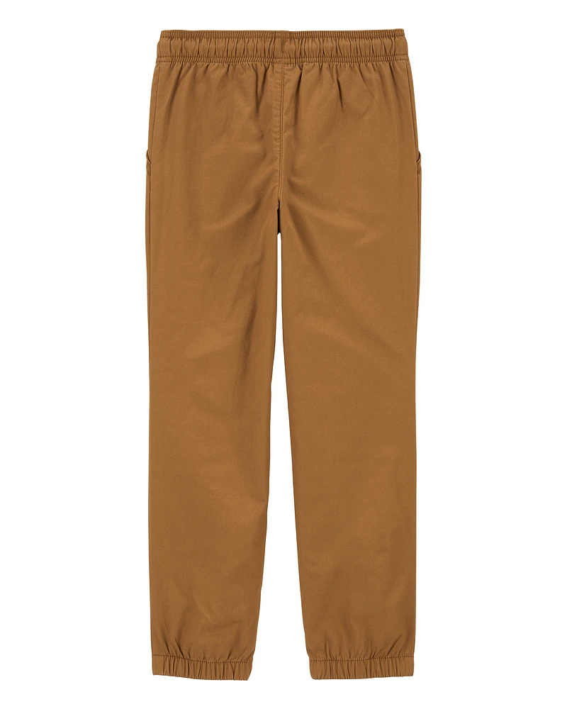 Kid Pull-On Poplin Pants