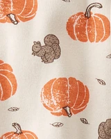 Baby Organic Cotton Sleep & Play Pyjamas Harvest Hollow Print