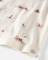 Baby Organic Cotton Payamas Coastal Print