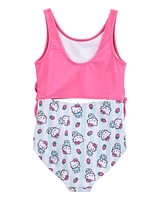 Kid Hello Kitty® 1-Piece Swimsuit - Pink/Blue