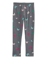 Kid 2-Piece Butterfly Sweathsirt & Fleece Leggings Set