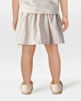 Toddler Striped Pull-On Skort