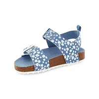 Daisy Buckle Footbed Sandals