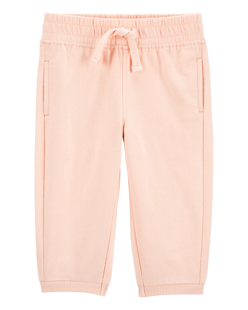 Baby 3-Piece French Terry Mix-and-Match Outfit Set - Pink