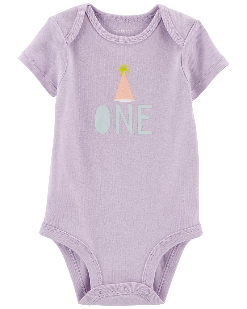 Baby Birthday Short-Sleeve Bodysuit