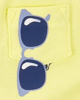 Baby Sunglasses Snap-Up Romper