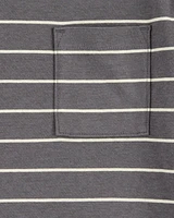 Kid Striped Short-Sleeve Pocket Tee