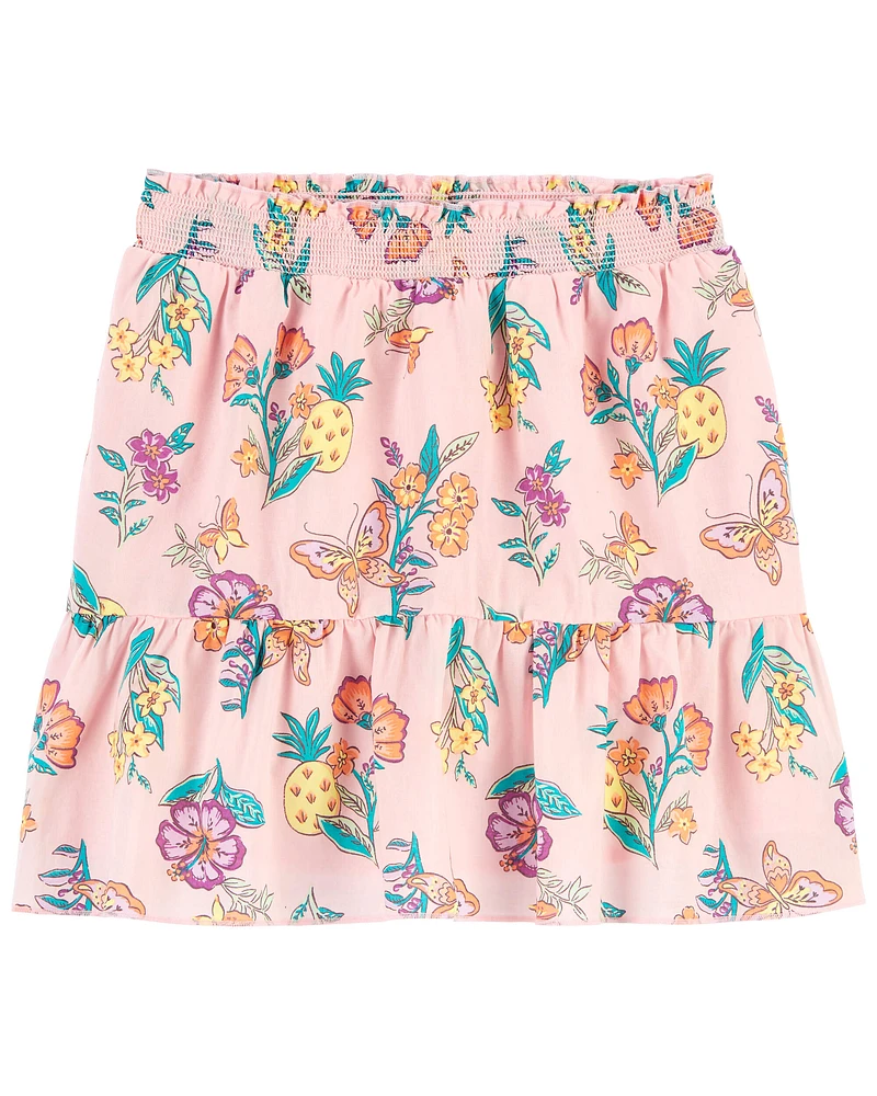 Kid Floral Lawn Skort