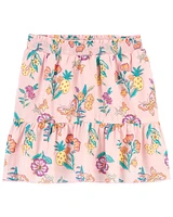 Kid Floral Lawn Skort