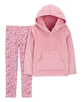 Kid 2-Piece Fuzzy Pullover & Legging Set