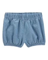 Baby Girl 3-Piece Outfit Set - Yellow/Chambray