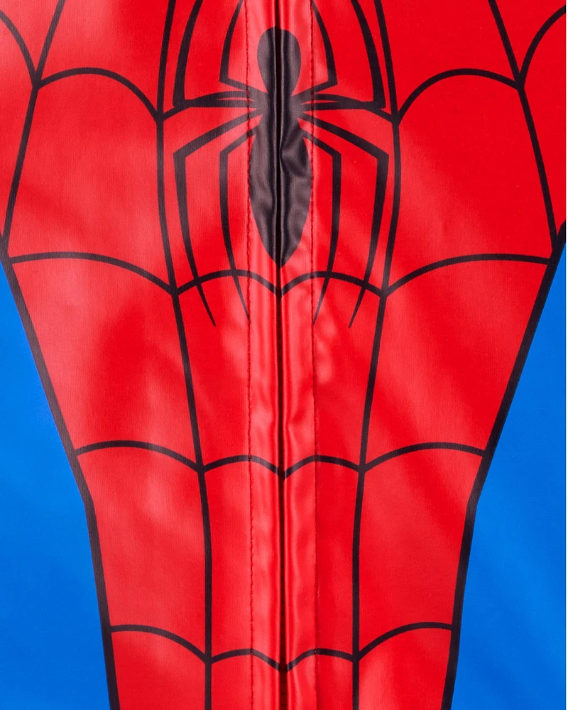 Toddler Spider-Man Rain Jacket - Red