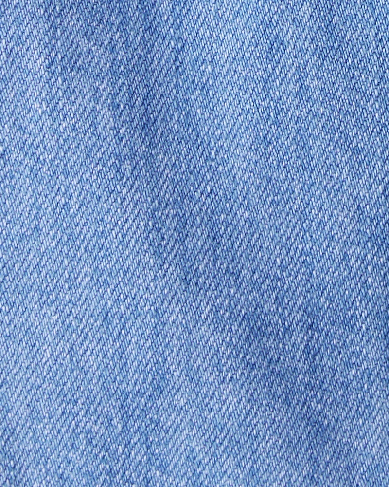 Baby Organic Cotton Chambray Cargo Pants