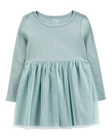 Baby Tutu Long-Sleeve Jersey Dress