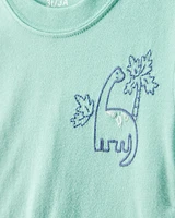 Baby 2-Piece Dinosaur Outfit Set - Green/Navy
