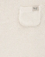 Baby 2-Piece Knit Tee & Short Set - Khaki
